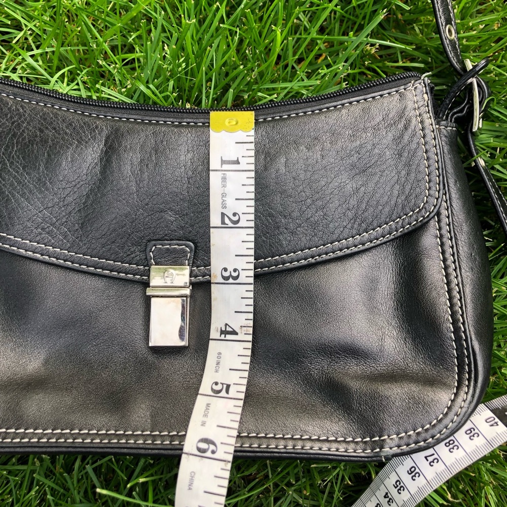 Black Leather Etienne Aigner Purse - Picture 10 of 10